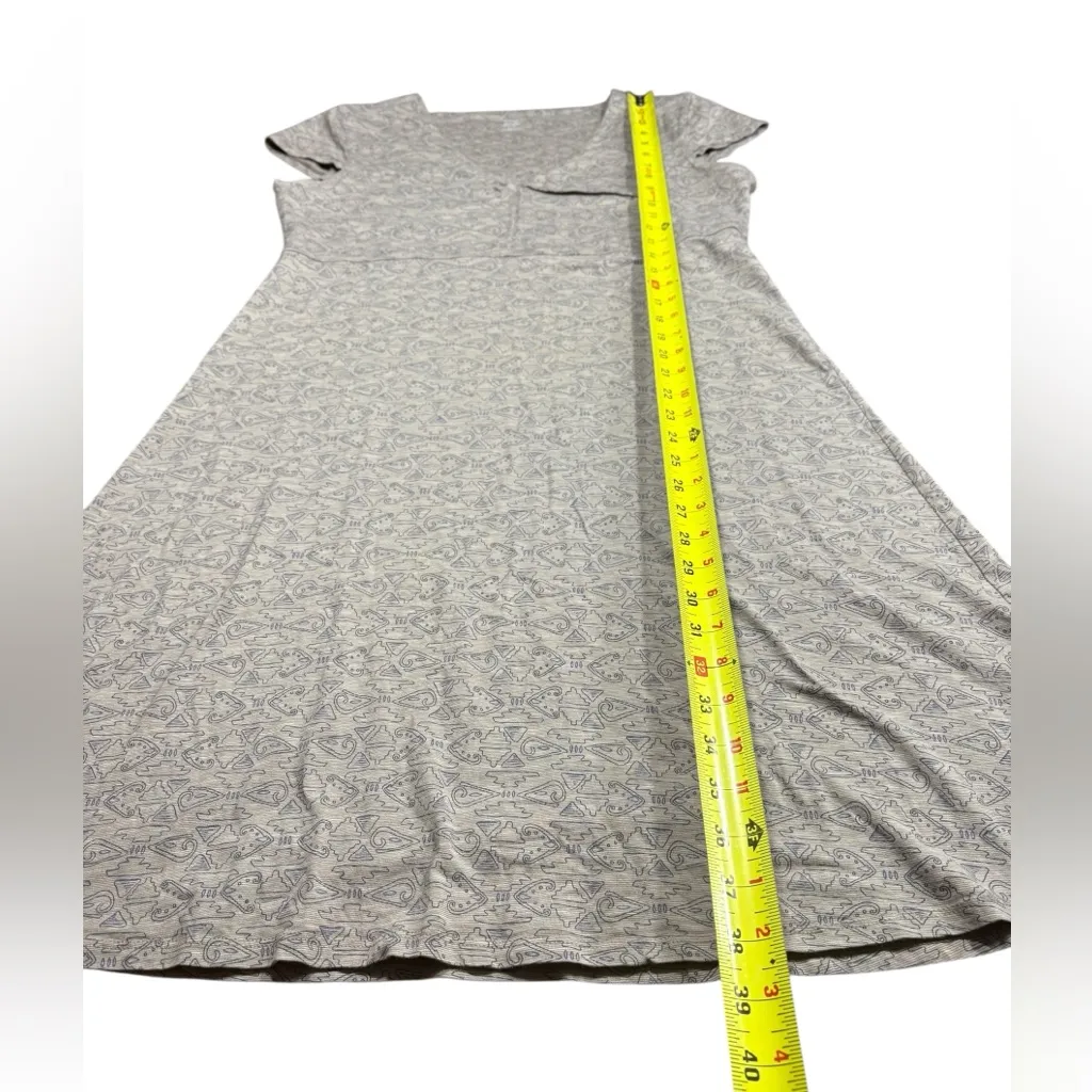 Toad & Co Rosemarie Dress Tencel Organic Cotton Womens Large Taupe Gray Size undefined - Image 8