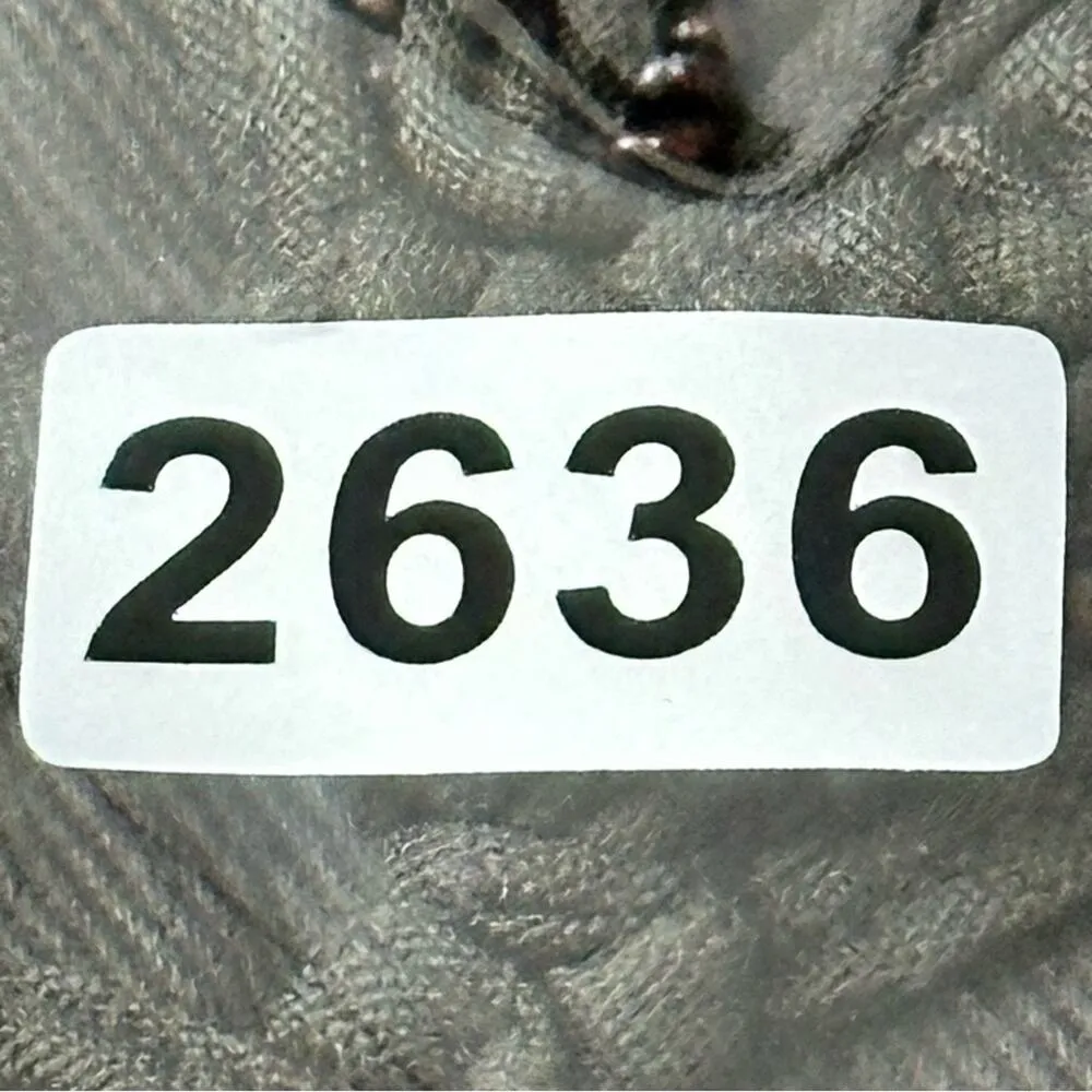 Love Sam L Olive Green Travis Cargo Beaded Embroidered Military Snap Up Jacket - Image 15