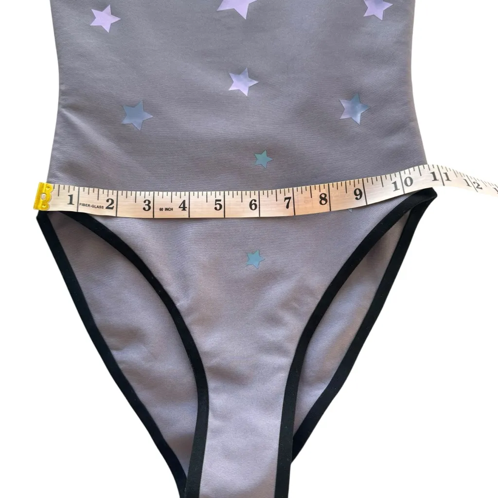 ULTRACOR Domain Luster Holographic Stars One Piece Flaw‎ Gray Purple X-Small XS - Image 13