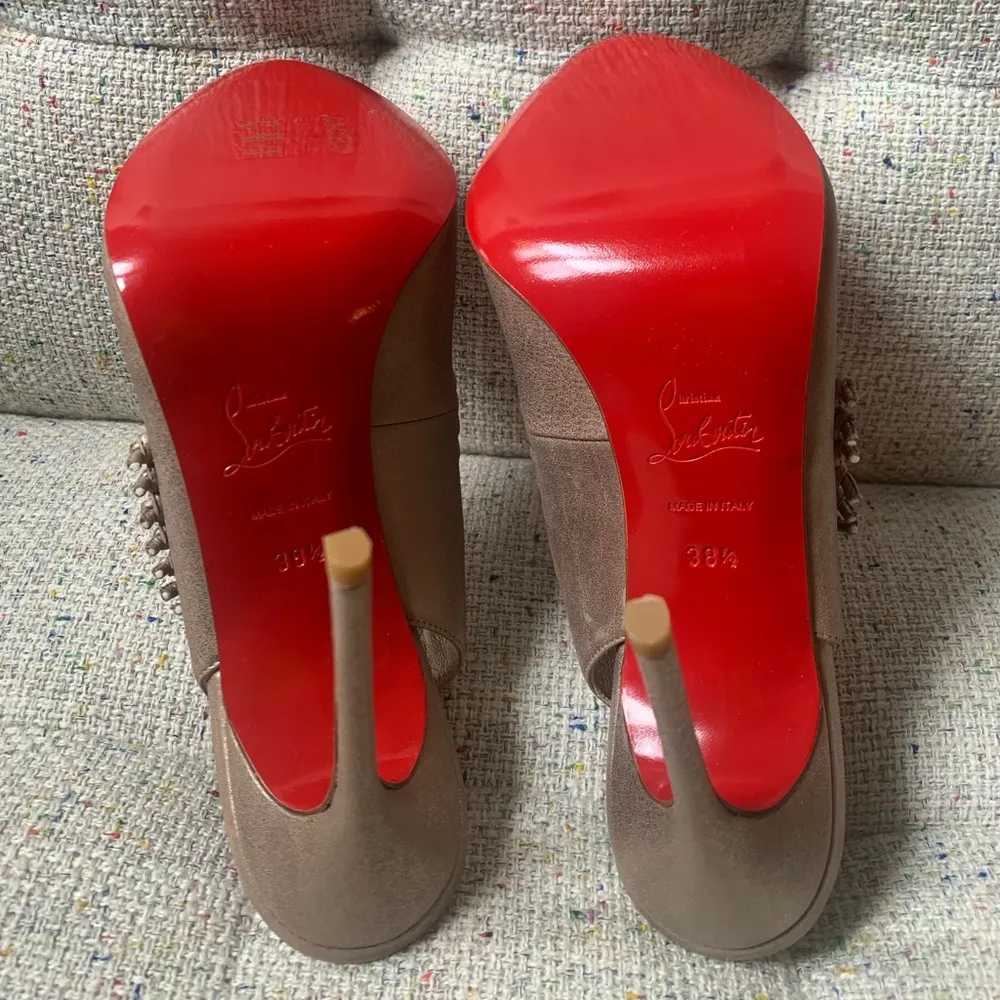 Mille Cordes Heels 100m Calf Laminato Alba 38.5 - Image 5