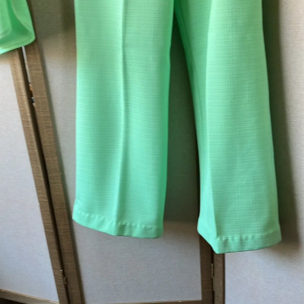 Vibrant Green vintage slack set 11/12 - Image 3
