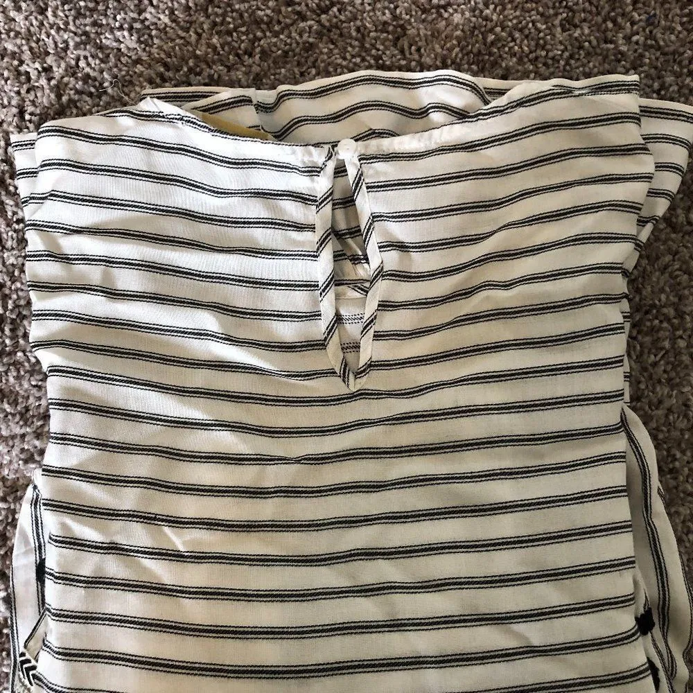 WEEKEND SUZANNE BETRO STRIPED POM POM 3\4 SLEEVE WOMENS TOP - Image 8