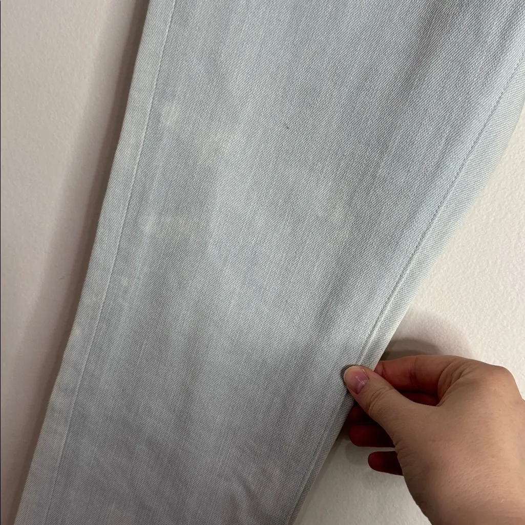 Levi's Made & Crafted Pins Skinny Cropped Cloudy White Bleach Jeans size 27 - Image 10