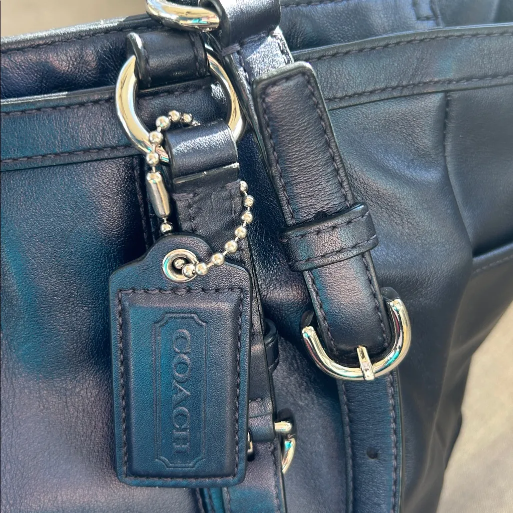 Coach Vintage Y2k Gallery Signature East West Leather bag and wallet set F17721 - Image 5