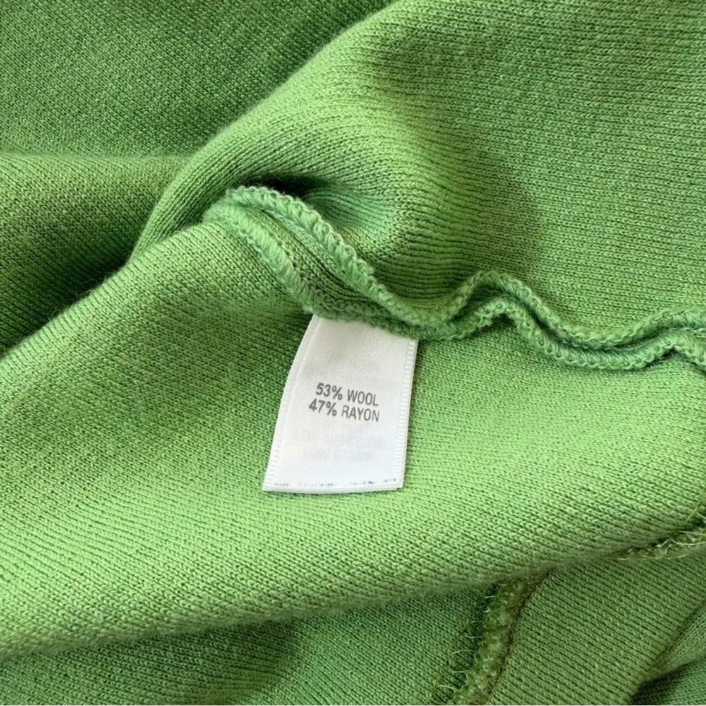 ST JOHN Vintage Green 4 Gold Buttons Wool Blend Blazer Jacket Size 10 - Image 7