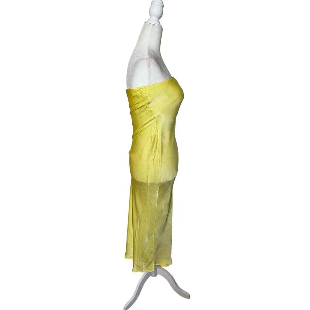 SNDYS x REVOLVE Angel Strapless Midi Dress in Yellow XX - Image 6