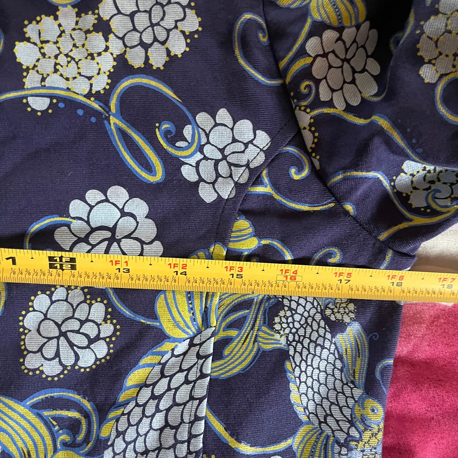 Lilly Pulitzer Jonah Belted Print Dress Women Blue Green Floral Size Medium - Image 7