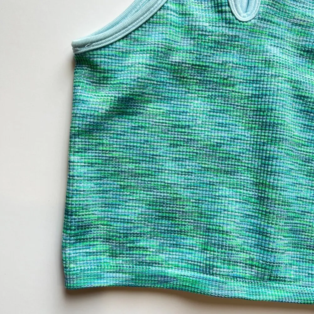 NWT Aerie Offline One Shoulder Ribbed Recharged Sports Bra Least Support Size XL - Image 2