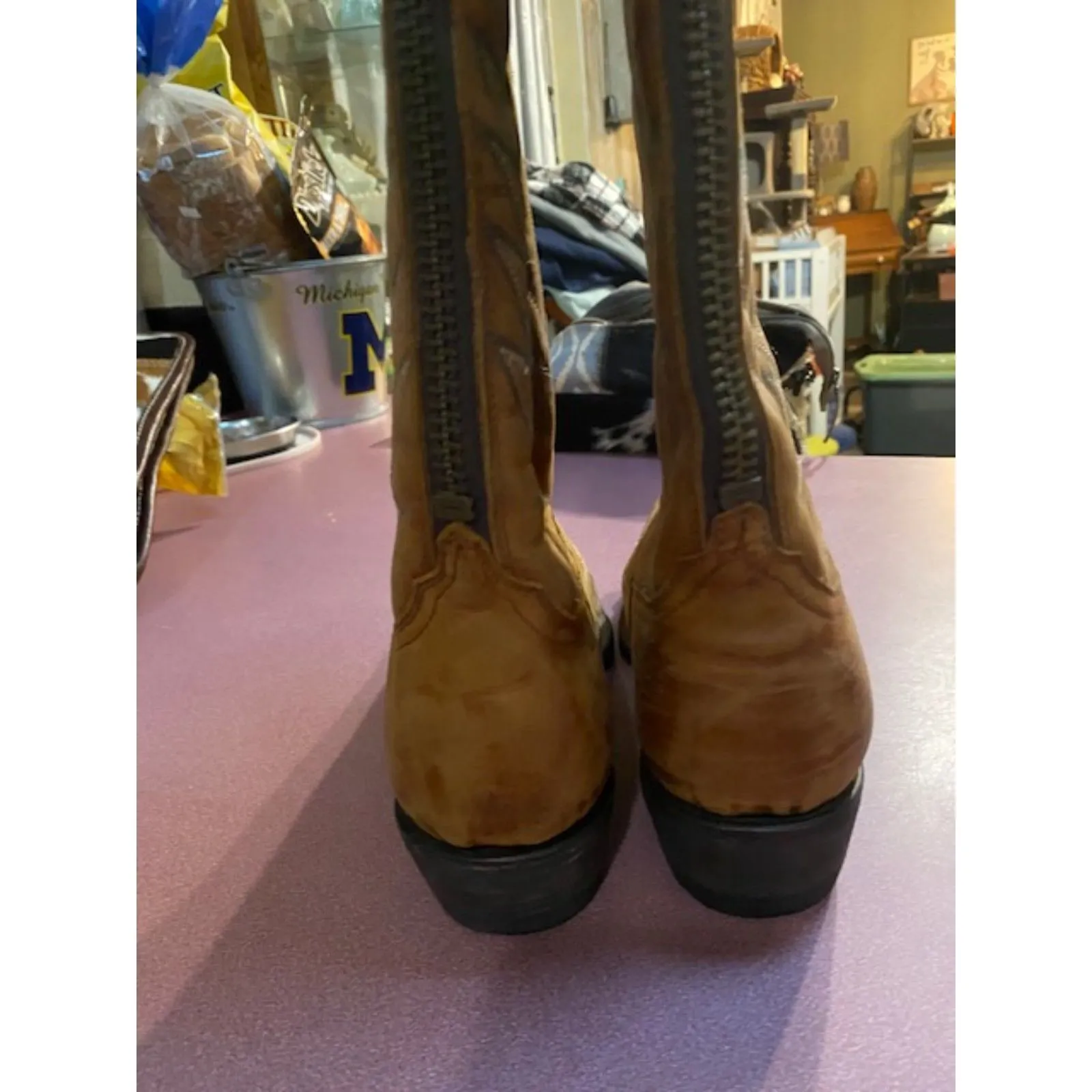 Stetson  Back zip riding boots - Image 4