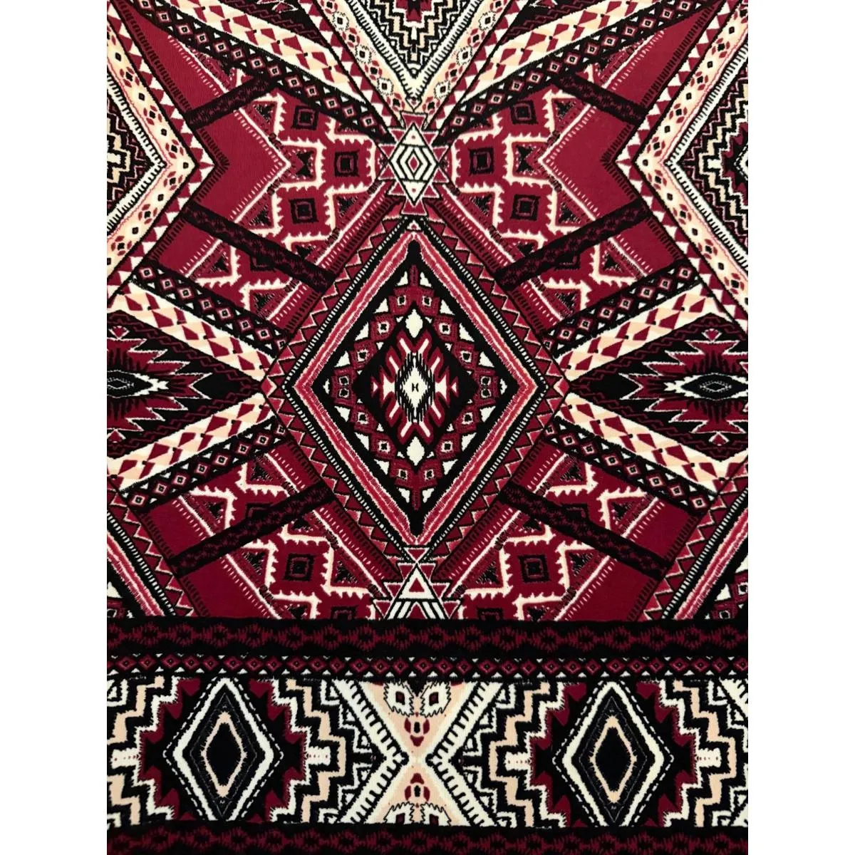 BCX Women's Junior's Skirt Size XS Extra Small Midi Colorful Burgundy Black - Image 4