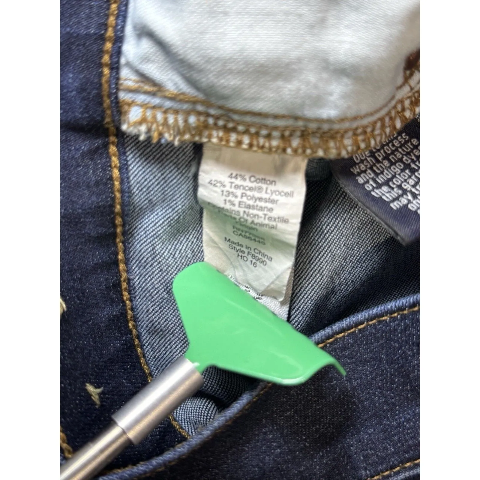 Madewell Womens Size 28 9" High-Rise Skinny Denim Jeans Stretch Soft Comfortable - Image 8