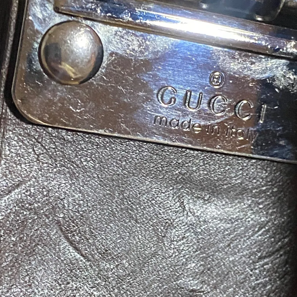 Gucci  GG Monogram Leather Key Case Trifold - Image 7