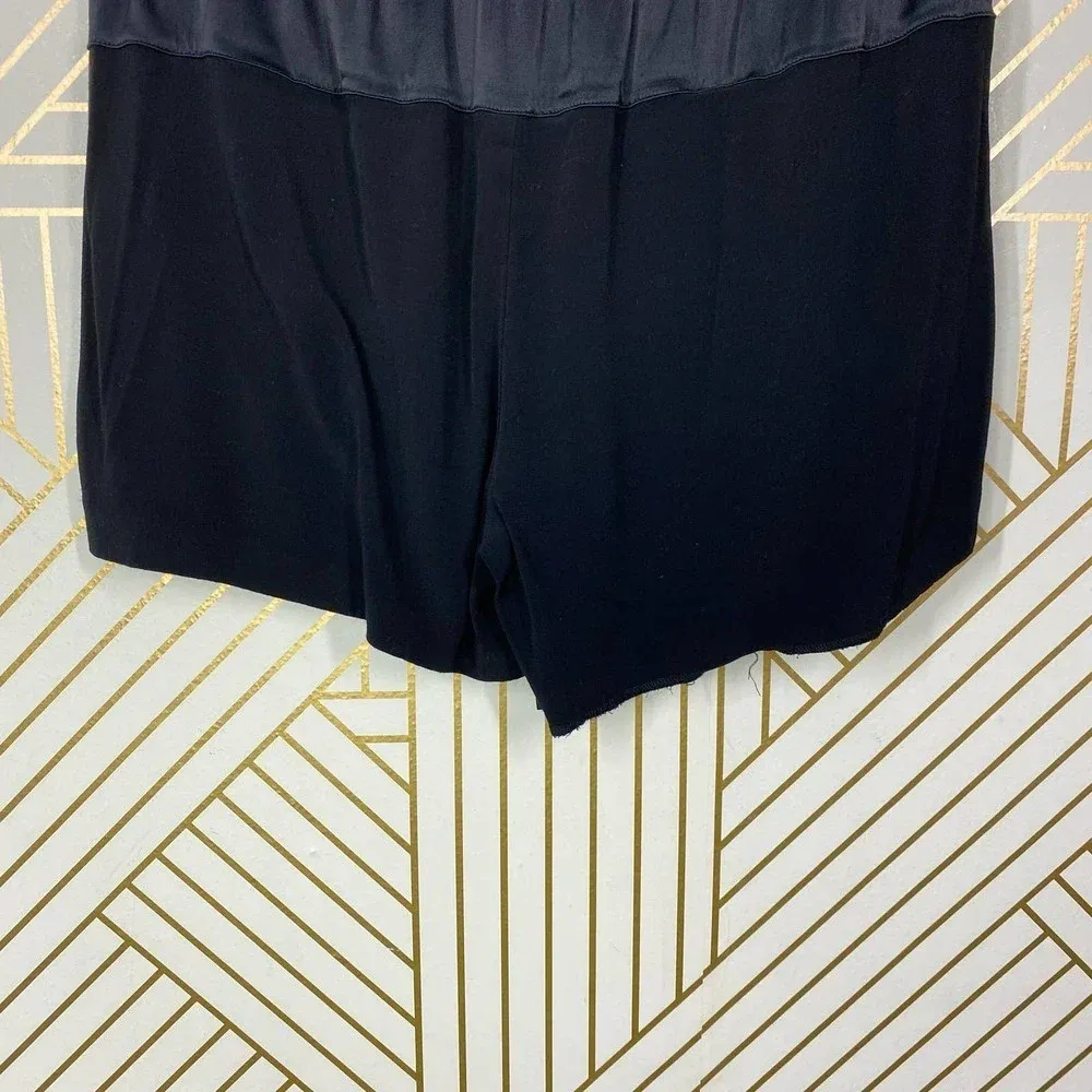 Vince  Lace Up Silky‎ Drawstring Shorts Black - Image 7