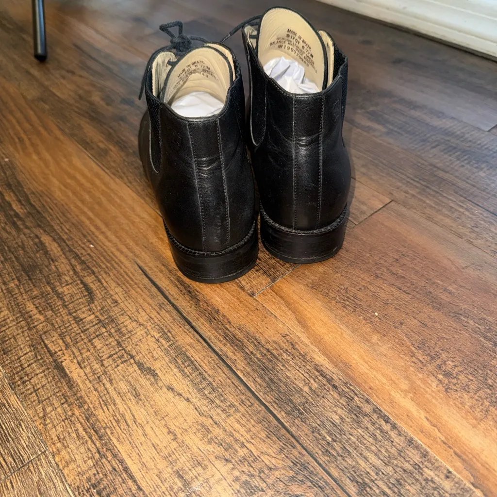 Ariat Black Leather Ankle Booties - Image 7