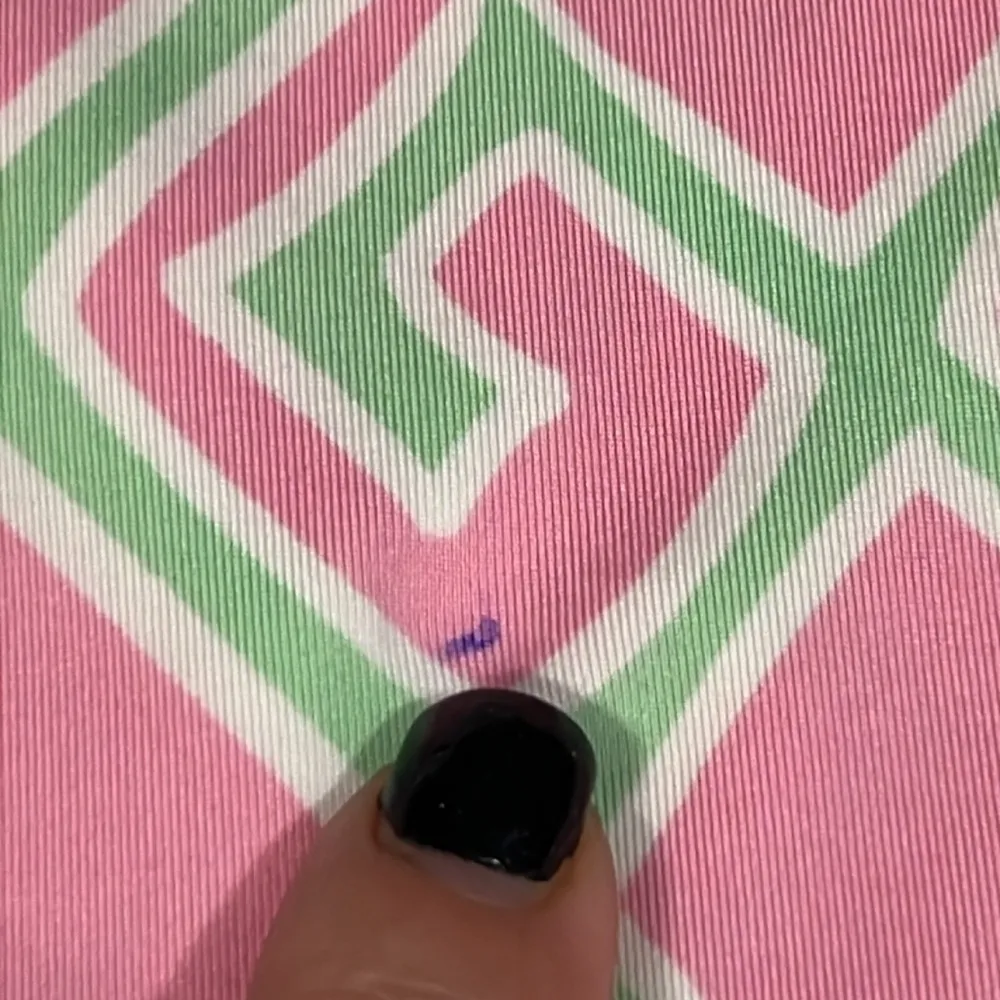 Crown & Ivy size small pink green and white sleeveless summer dress vacation - Image 6