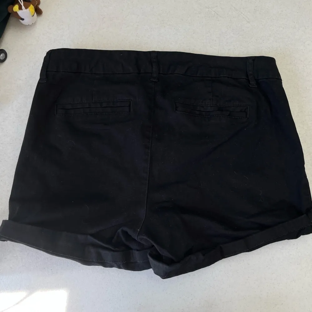 Torrid Black Cotton Shorts - Image 3