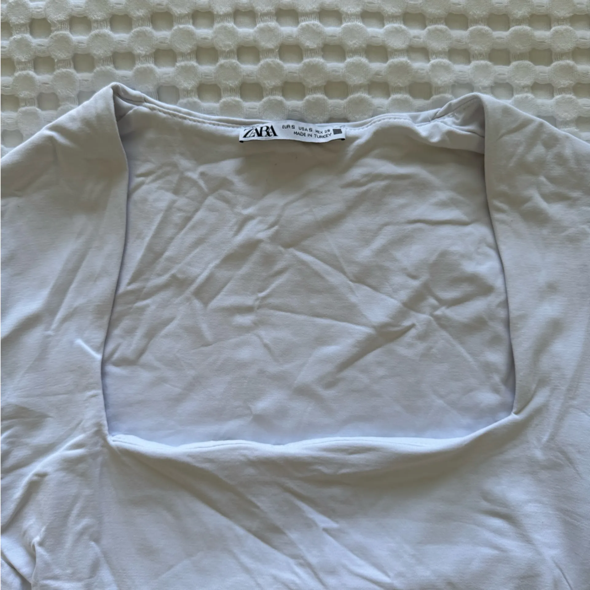 Zara White Chemise Bodysuit - Image 3