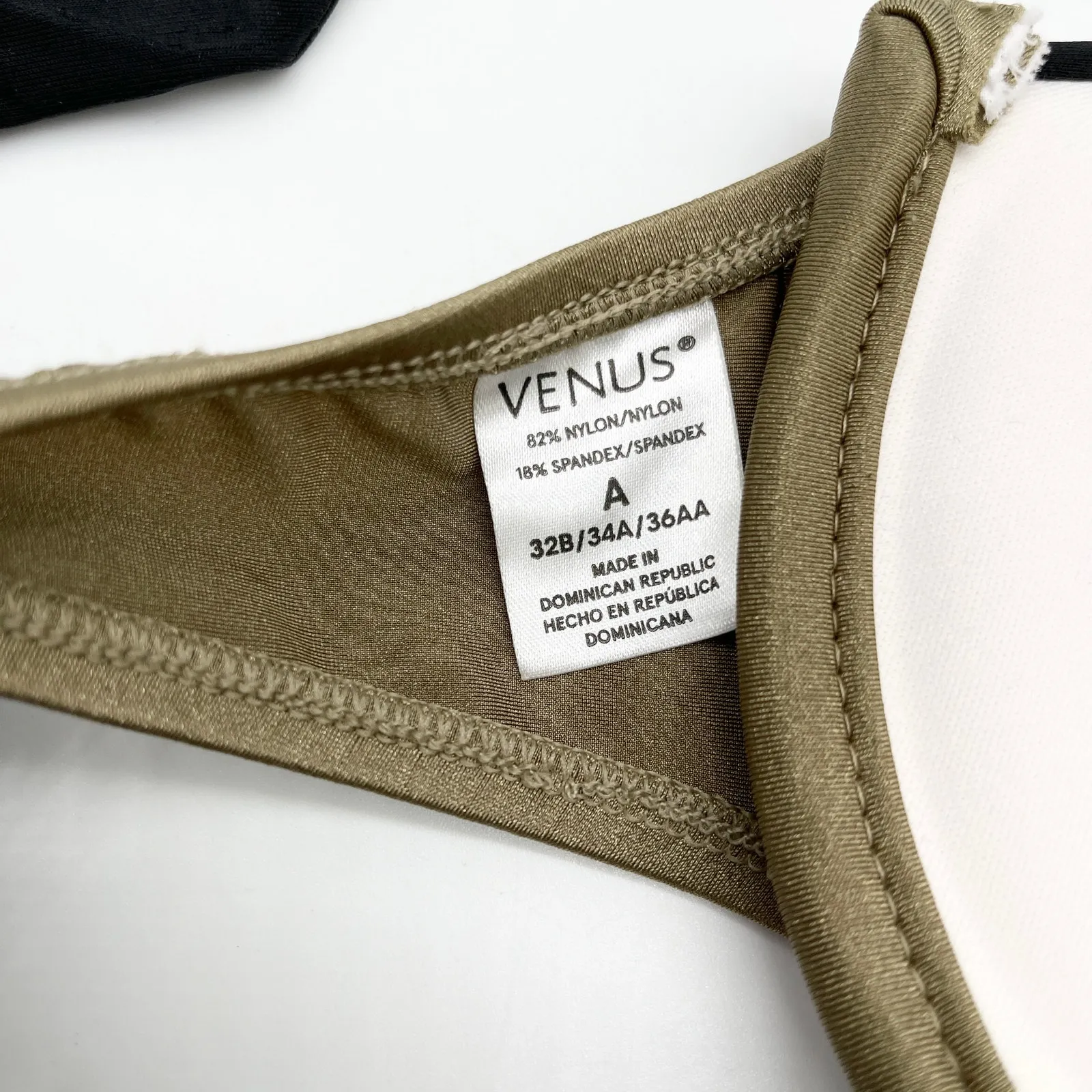 Venus Women Bikini Top Size 34A Cross Strap Sporty‎ Chic Y2K Glam Old Hollywood - Image 6