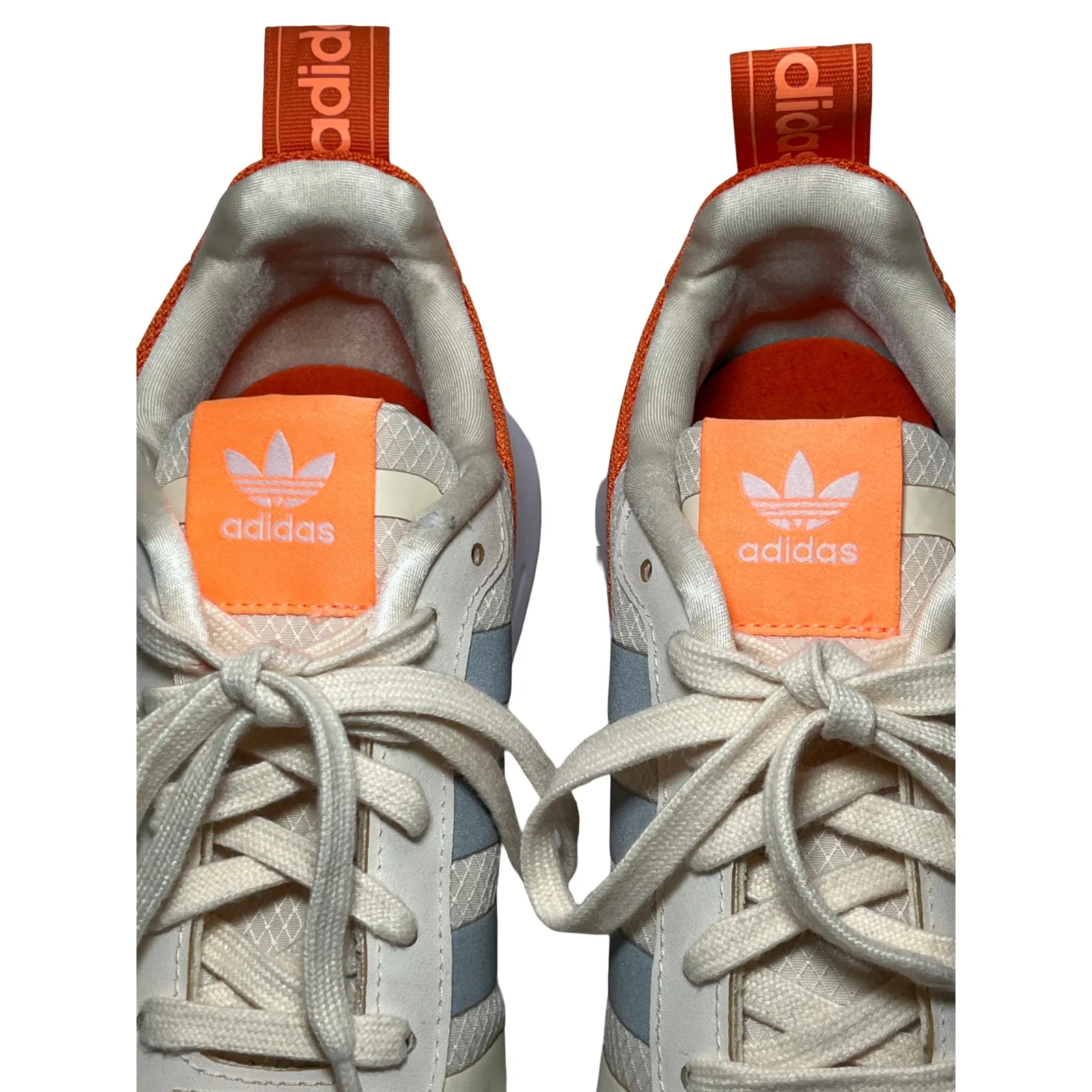 Adidas NMD_R1 Women’s Size 9 Cream Orange Grey GW6894 Sneakers Comfort VGUC - Image 4