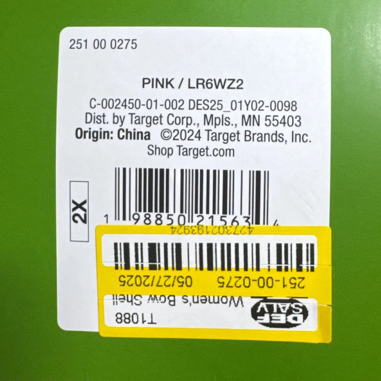 Kate Spade Bow Shell Top‎ Sleeveless Pink Blouse Target Collab 2X - Image 5