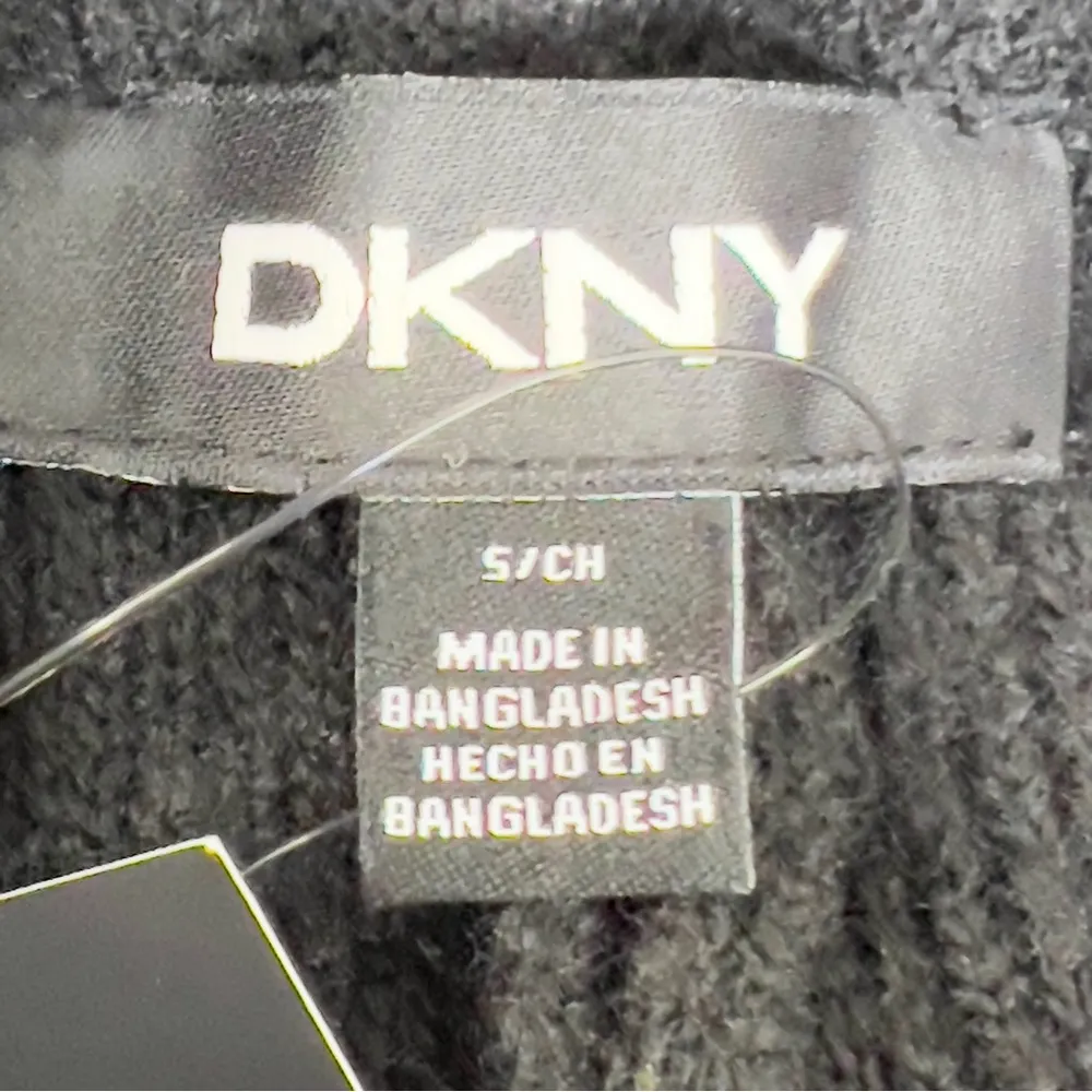 DKNY Black Sweater Style Joggers Size Small Straight Leg w/Drawstring - Image 9