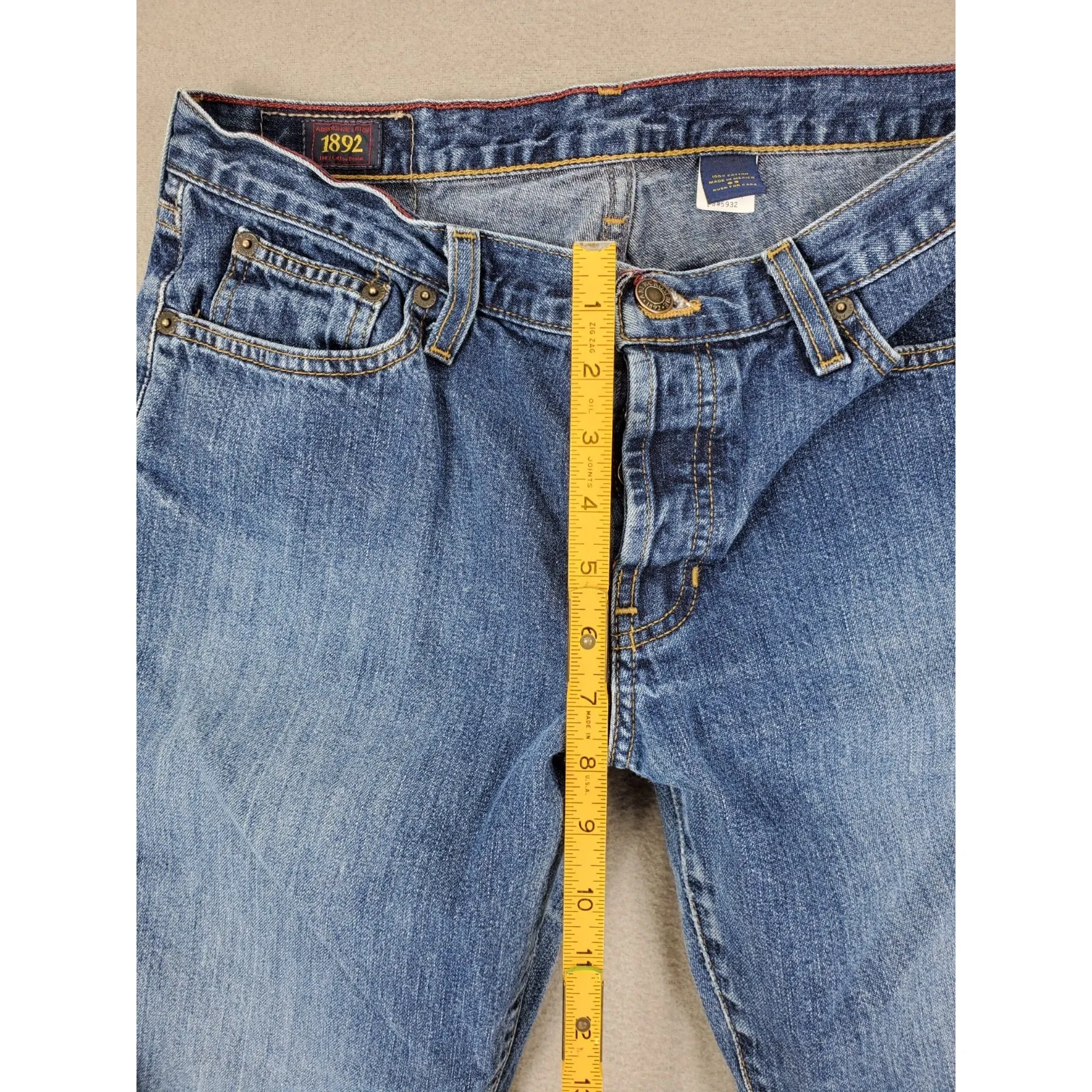 Vintage Abercrombie & Fitch Jeans Women 6s Flare Low Rise Bootcut Pocket 90s Y2K - Image 6