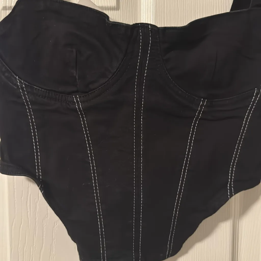 Zara Bustier Crop Tank Top - Image 2