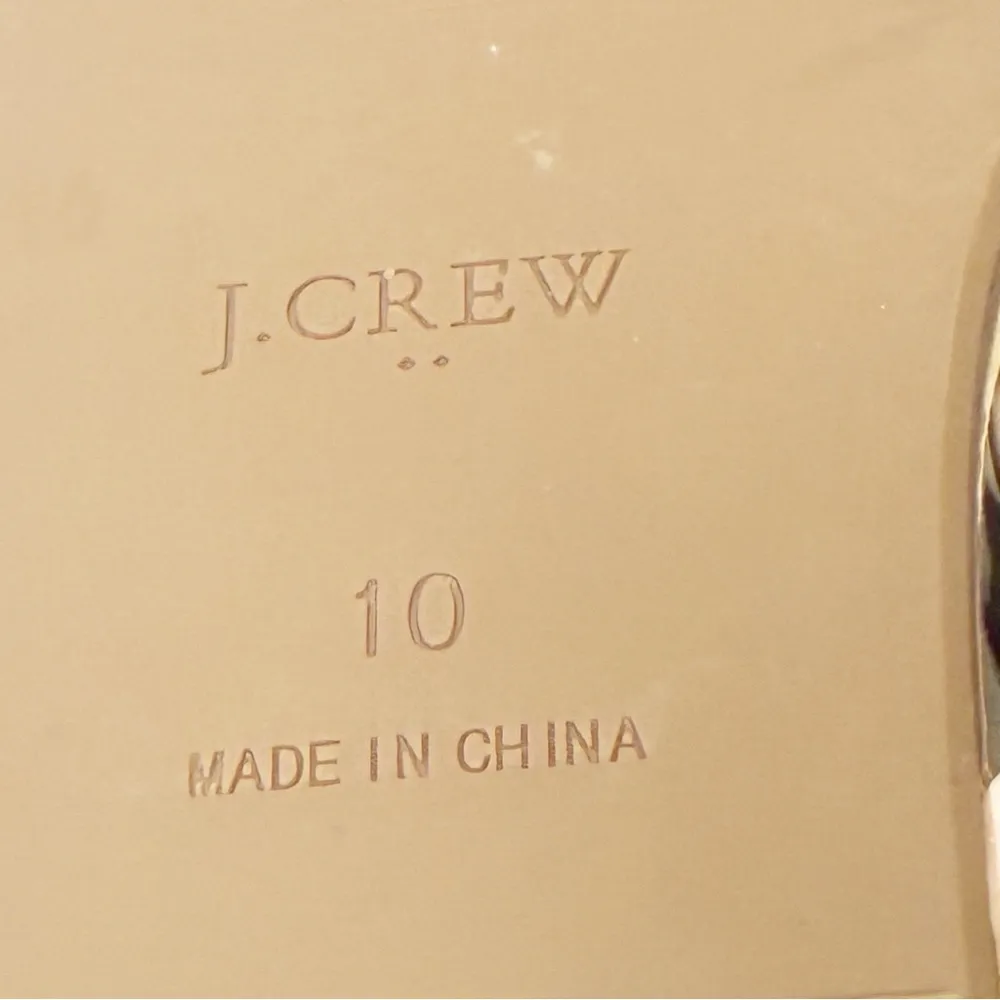 J. Crew Women’s Size 10 Strappy Thong Sandals Animal Print Flat Sole NEW - Image 6