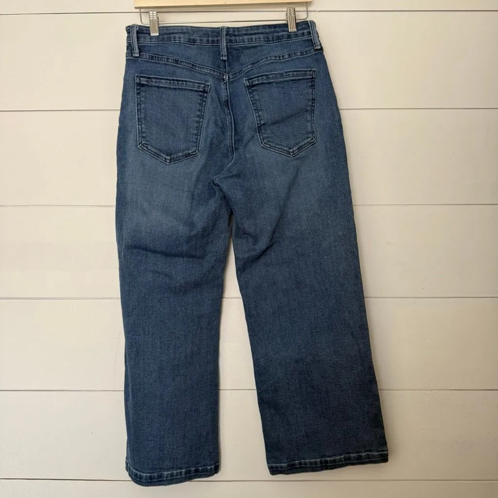 Just Black Women’s 30 Blue Denim Wide Leg Jeans - Image 3