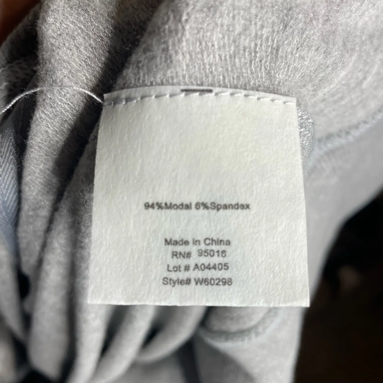 Straight‎ Down Zip Up Mock Neck Long Sleeve Casual Sweatshirt Jacket Size Medium Gray - Image 5