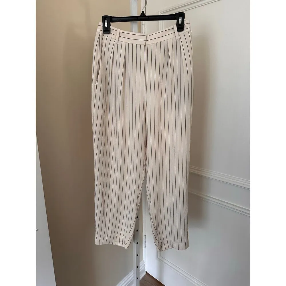 Babaton Aritzia Modesto Pinstripe Wide Leg Trousers 6 - Image 5