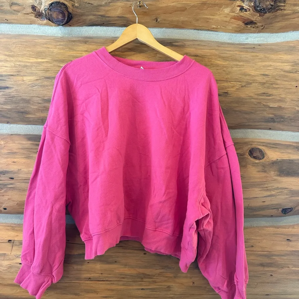 Old Navy Pink Pullover Sweatshirt - Image 2