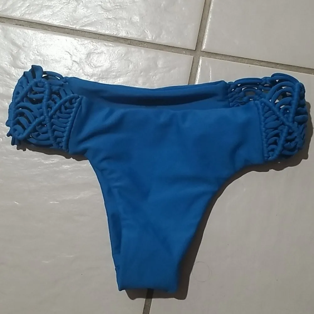 💕MIKOH💕 Macrame Bikini ~ Waimea Woven Halter Top XL & Cayman Bottoms M NWT - Image 15