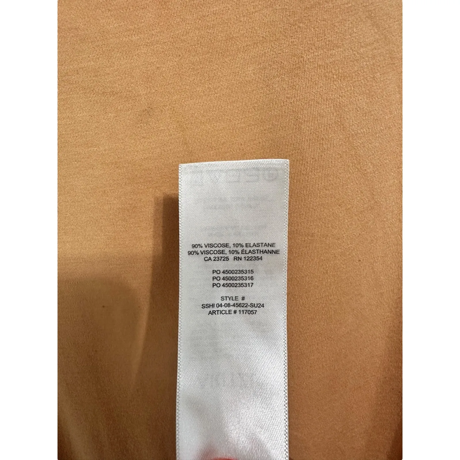 Wilfred Aritzia‎ GoodLux Bloomsbury Dress size L mini ruffle tiered orange - Image 5