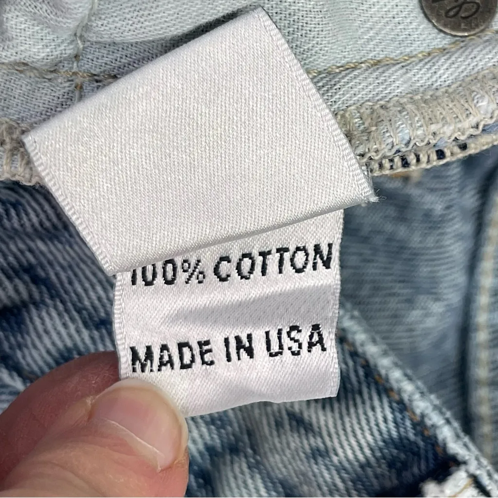 Lovers + Friends Logan Jeans Women’s 24 Blue Tapered High Rise Crop Lost Hills - Image 8