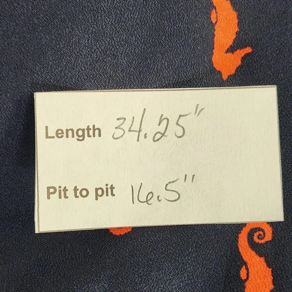 Merona Navy Seahorse Sundress Size XS Seahorse Nautical Mini Dress - Image 8