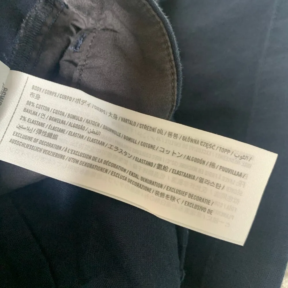 Abercrombie & Fitch Blue Stretch Cotton Bermuda Shorts Sz 29 - Image 5