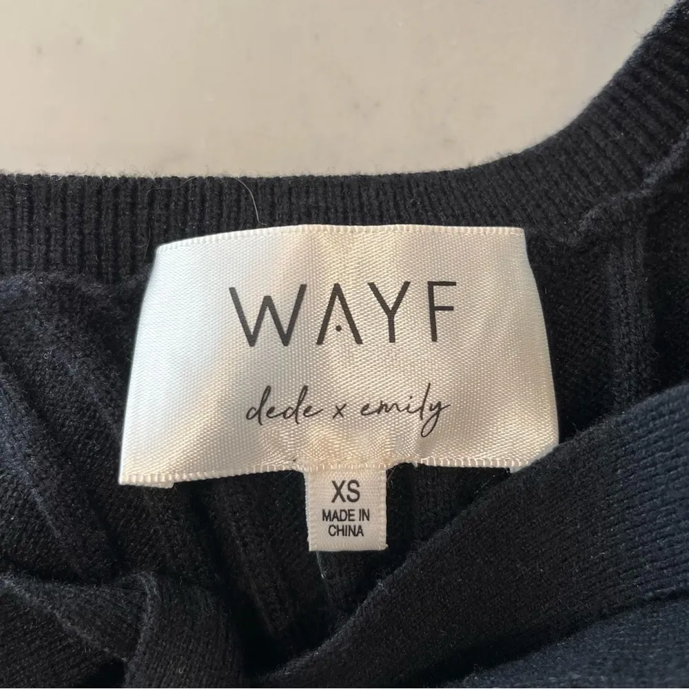 WAYF Dede x Emily BFF Collection Hollie Black Sweater Dress Size XS - Image 6