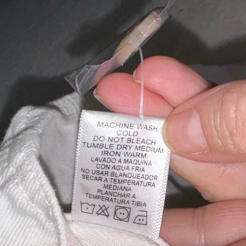 NWOT Love Tree Denim White Button Down Top - Image 5