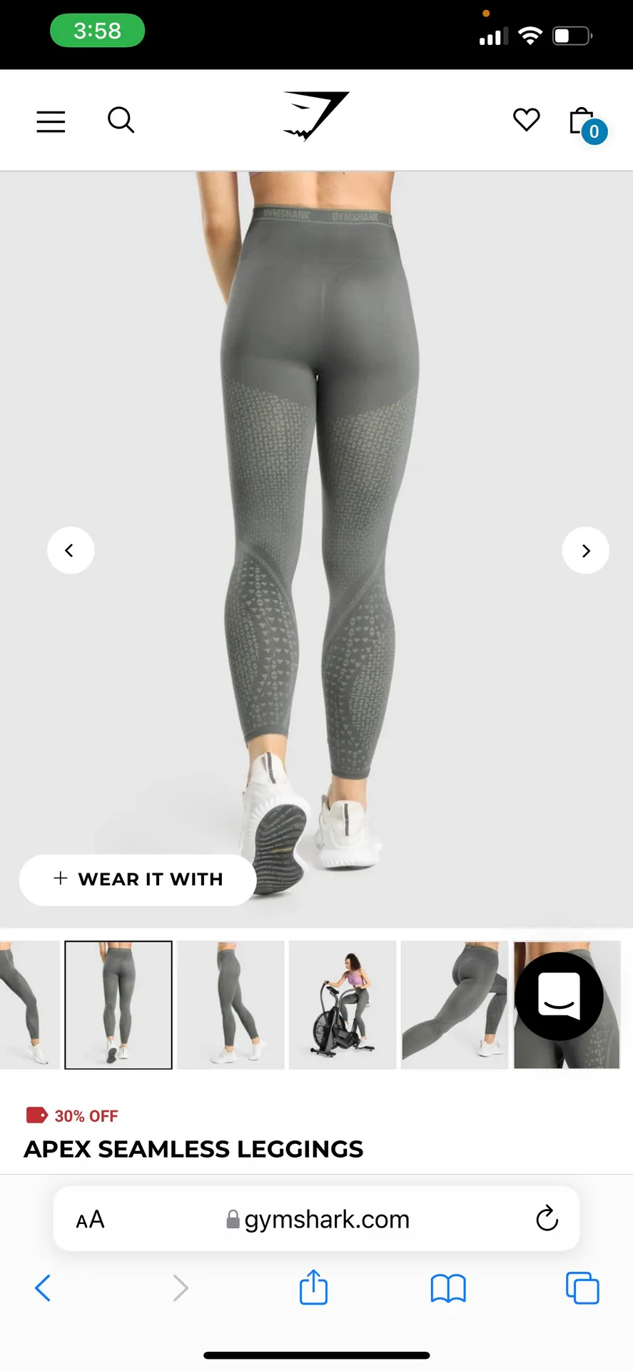 Gymshark Leggings Apex Seamless - Image 2