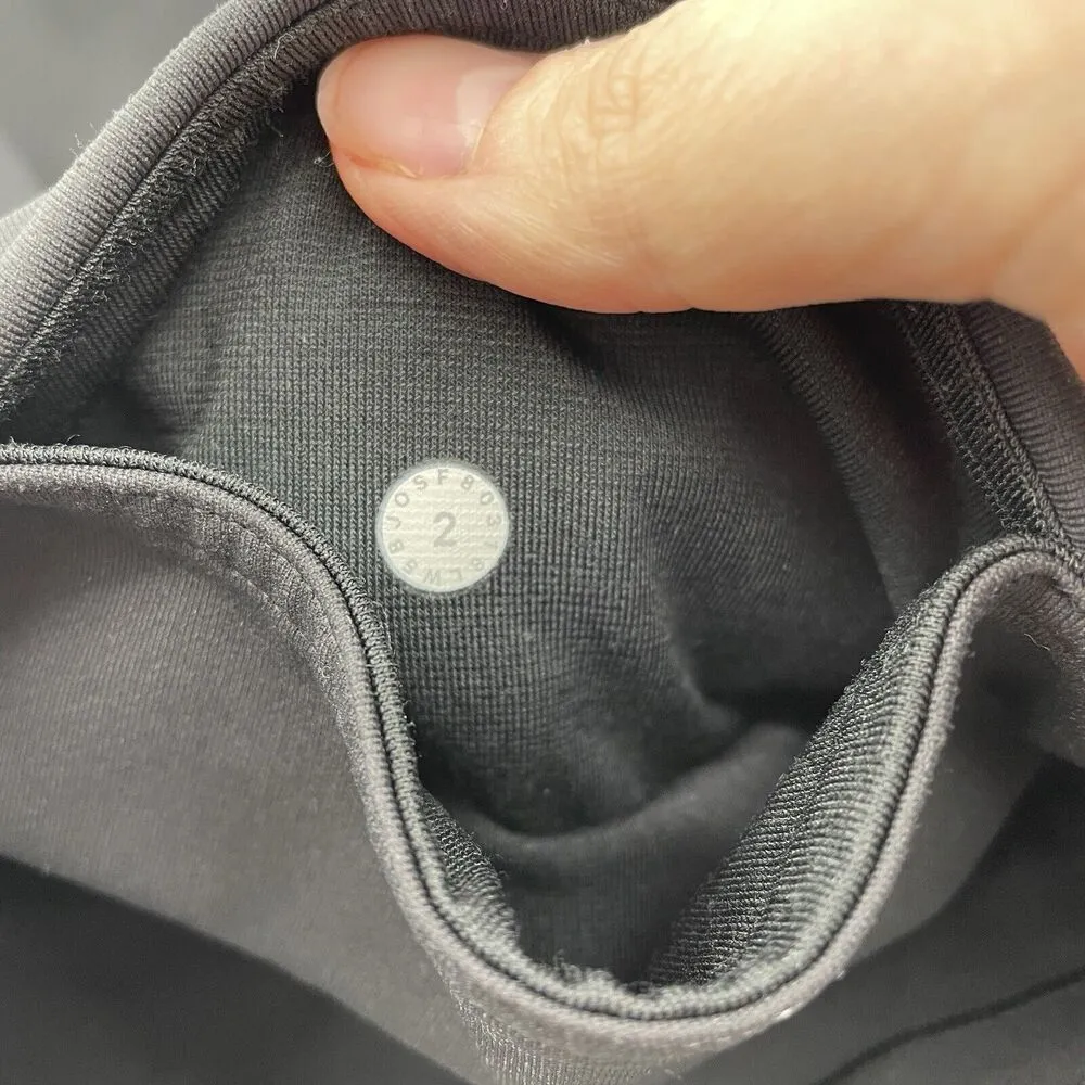 Lululemon Athletica Size 2 Train Times 7/8 Pants Leggings 25" Black Luxtreme - Image 11