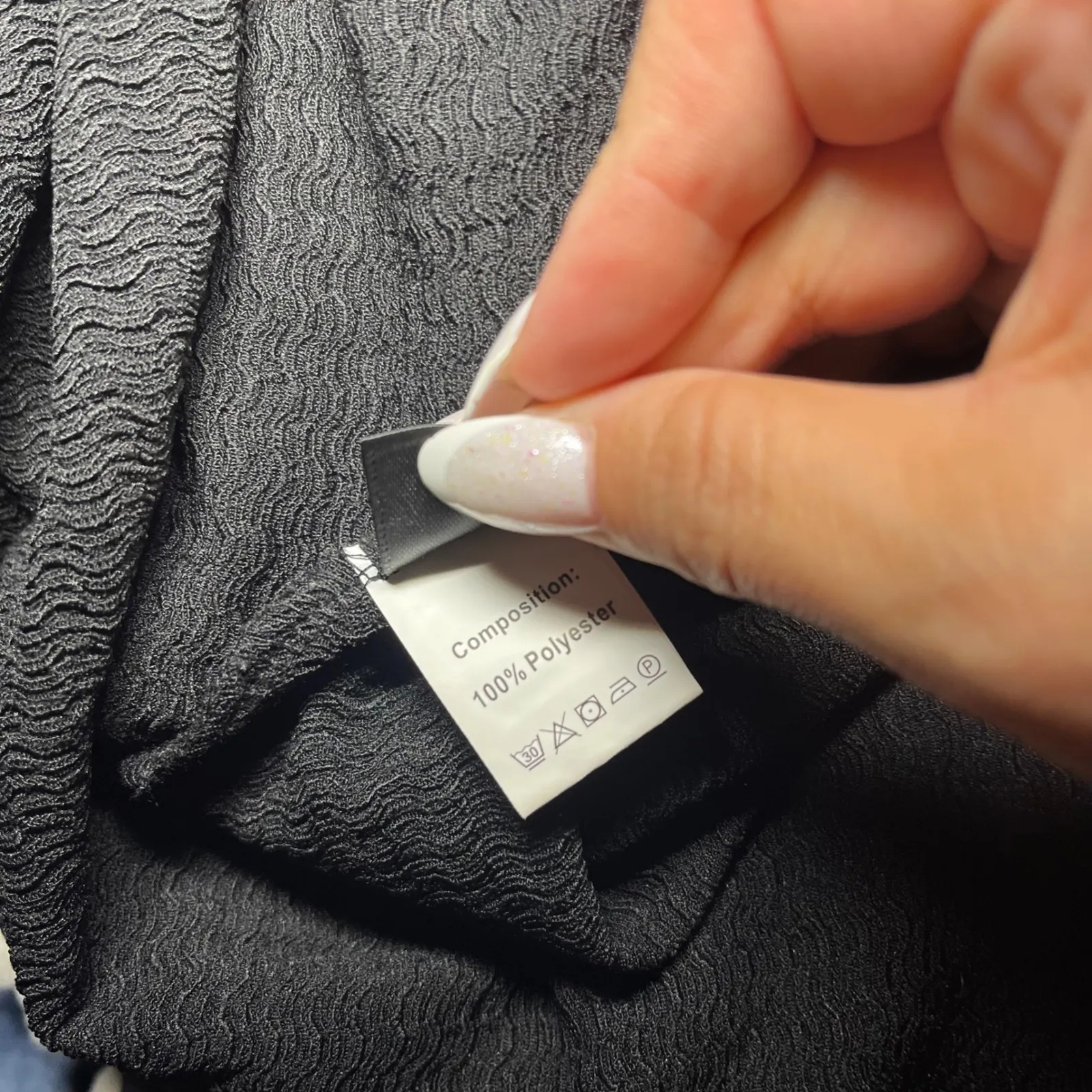 Crochet Trim Tank Top Black Square Neck Sleeveless Peplum Festival Boho Size 4XL - Image 5