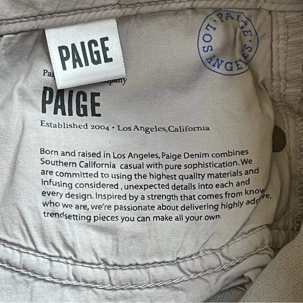 PAIGE Light Gray Skyline Ankle Peg w Holes Distressed Skinny Jeans denim Sz 30 - Image 7