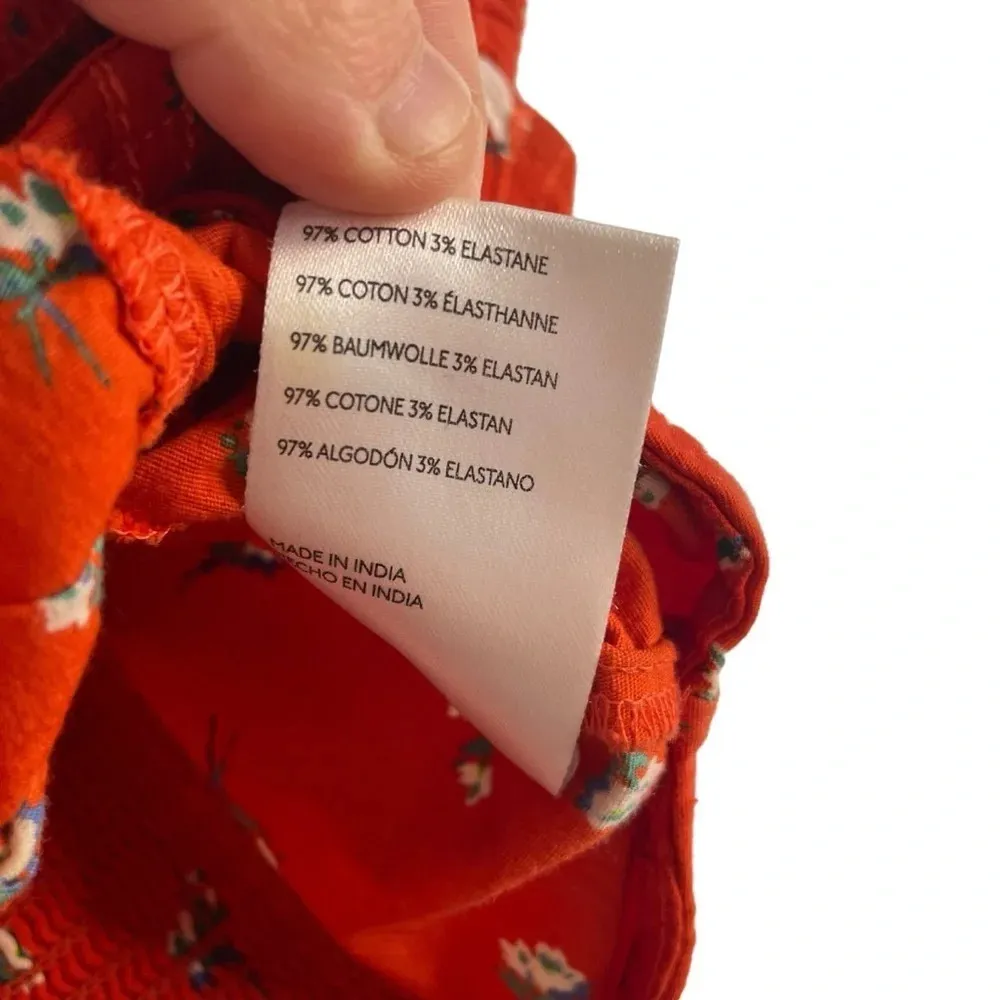 Urban Outfitters Selena Ruched Corset Floral Crop Top in Red Size XS - Image 12