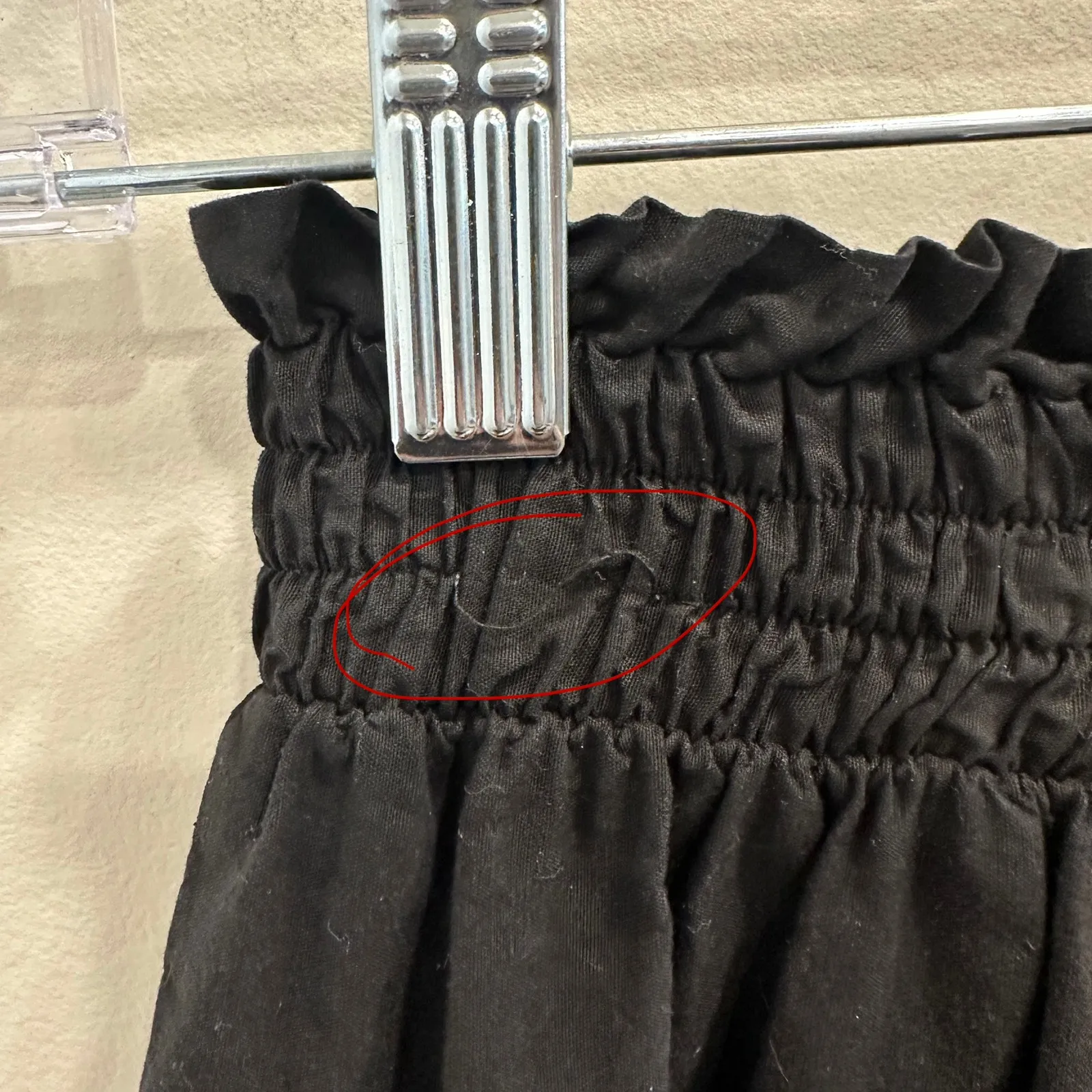 Evereve Red Haute Black Tracy Tiered Midi Peasant Skirt Boho Cottage Fairy Small - Image 9