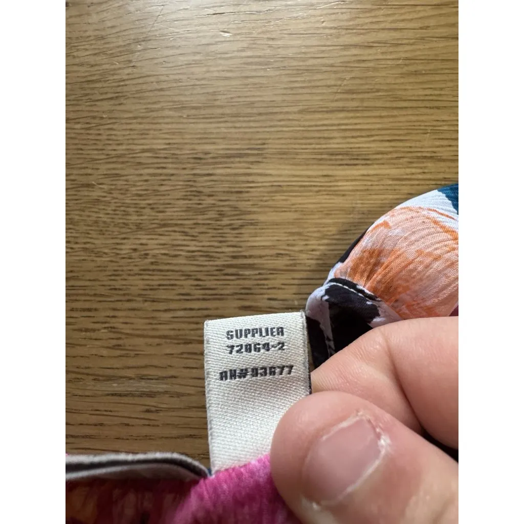 St Johns Bay Floral Crew Neck Short Sleeve Blouse Shirt Size 1X Lightweight City - Image 5