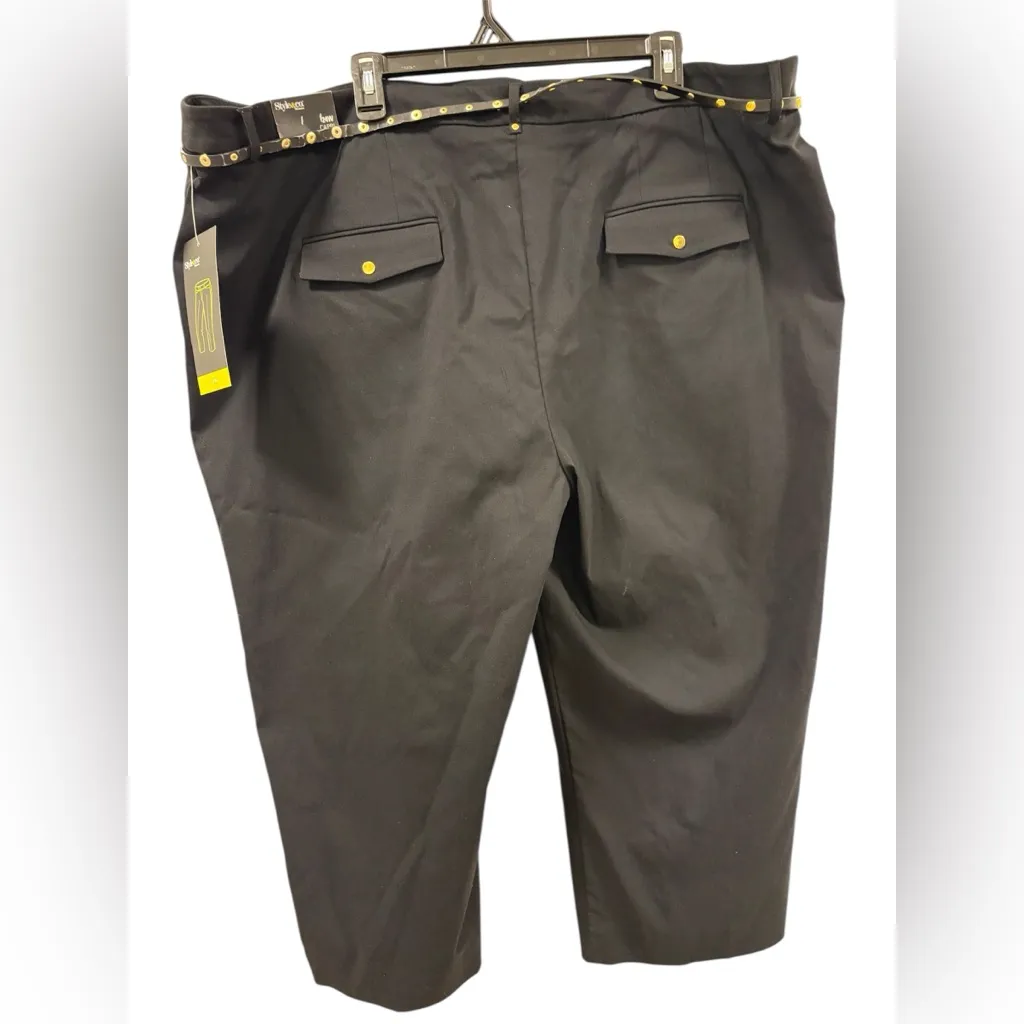 Style & Co. Black Pants with Gold Accents - Image 2
