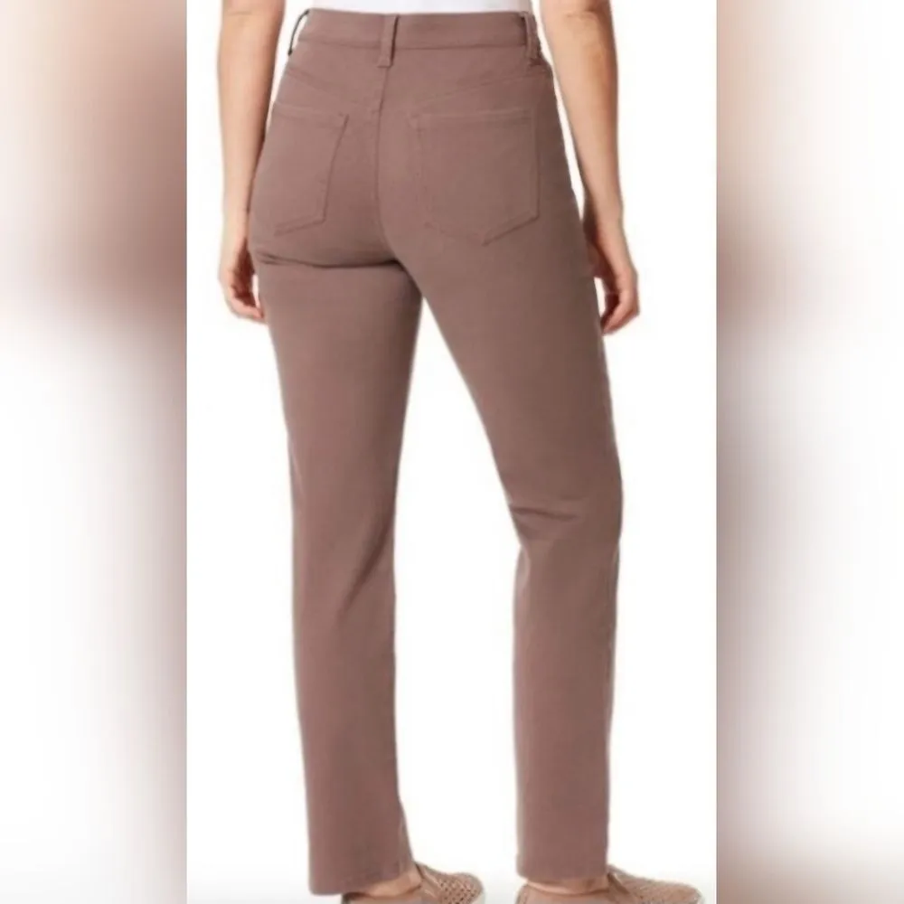Gloria Vanderbilt NWT  Amanda Smokey Mocha Brown Jeans (24W Long) - Image 2
