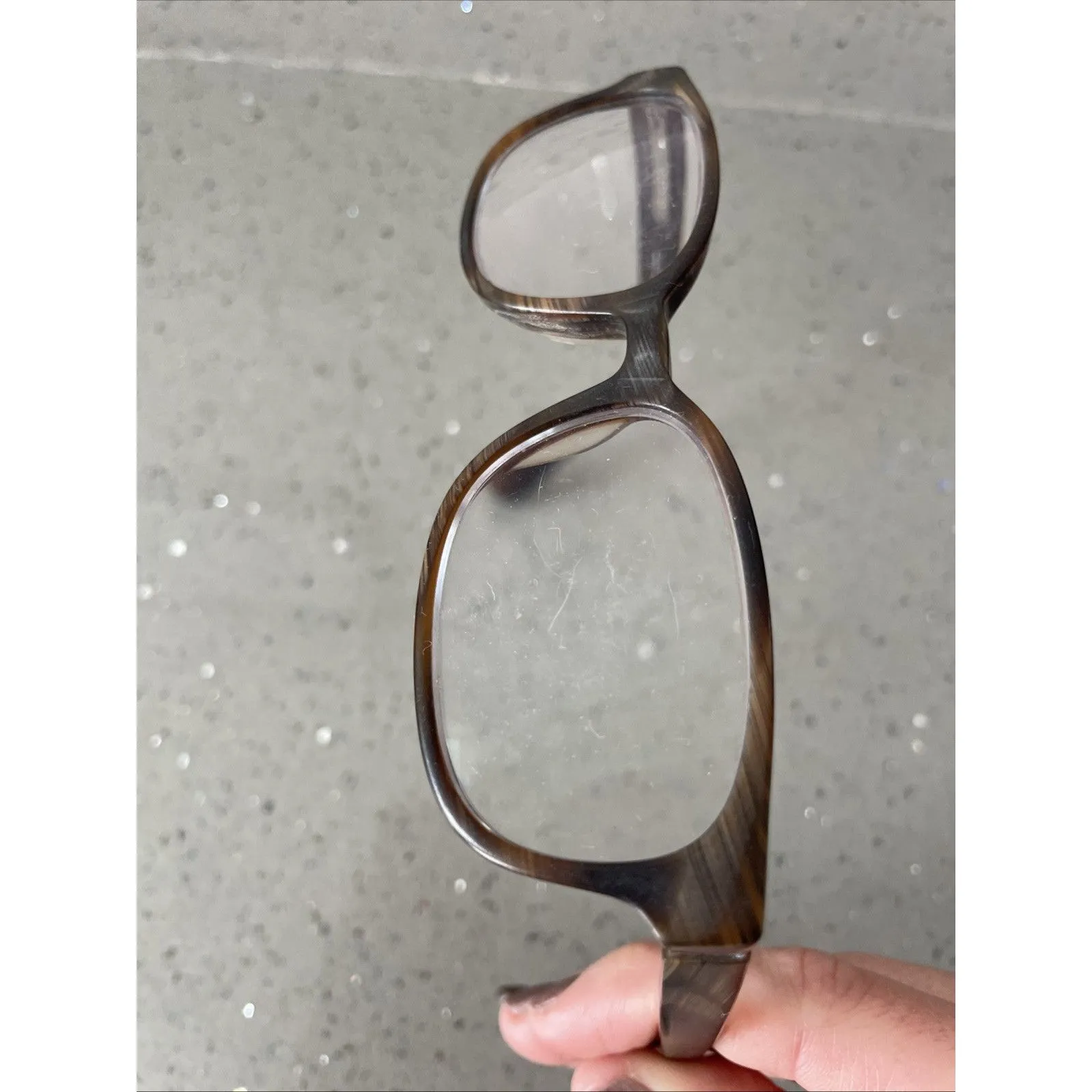 Elasta safilo eyeglass frames ONLY Team 41 57 0Fz4 140 Brown Full rim rectangle - Image 12