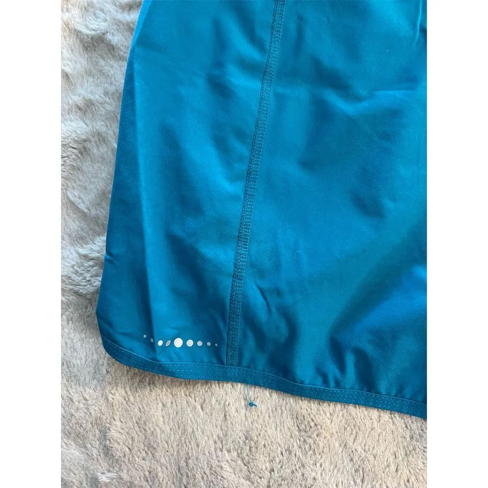 Title Nine Women's Blue Active Shorts Size L Standard Elastic Waistband - Image 4